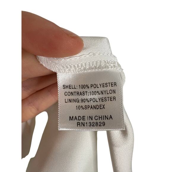 NBD Nalani Maxi Dress Lace Corset Strapless Formal Evening Gala Bridal Prom Sz M - Picture 10 of 10